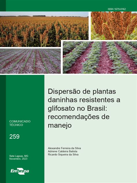 Monitoramento de Plantas Daninhas Resistentes a Glifosato no .